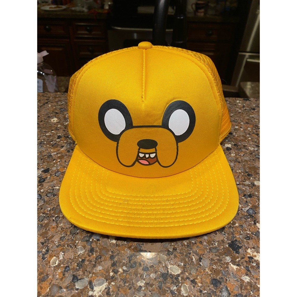Adventure Time Jake Hat Cap Yellow Snapback